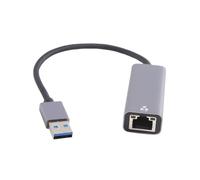 Qerwsdty USB3.0 2500Mbps USB RJ45 Carte réseau filaire externe pour ordinateur portable PC Notebook Carte réseau