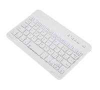 QESTO Nouveau Clavier Bluetooth Ultra Mince 7 "Ciseaux Pieds Design Blanc Sans Fil Bluetooth Clavier Lisse Saisie Pour Android/iOS/Windows Systèmes