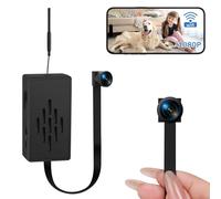 QETATIY Module de caméra cachée 1080p à monter soi-même, petite caméra espion sans fil, WiFi, caméras cachées avec détection de mouvement, grand angle de 140°, mini module de caméra portable pour la