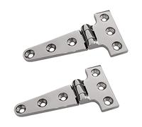 Qeunrtiy 2 Pièces Série à Toute Épreuve T Charnière en Acier Inoxydable 316 de Qualité Coulée Charnière Porte Bateau
