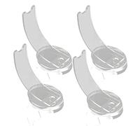 Qeunrtiy 4 PièCe SéRie Acrylique éLectronique Porte-Stylo Crayon PréSentoir Stylo Plume Stylo à Bille Clair Support PréSentoir Stylo Organisateur