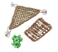 Qeunrtiy Lot de 2 hamacs pour - 100% Naturel - en jonc de mer - pour
