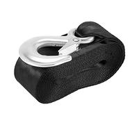 Qeunrtiy Remplacement de la Sangle de Treuil de Remorque de Bateau avec Crochet pour Bateau, de PêChe, Remplacement de Remorquage Fixant L'Arrimage, Le Noir, (500200633)