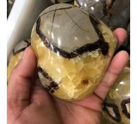 QEUOPGFD Ornements en Cristal 1 pièces spécimen en Forme de Coeur de Pierre de fragmentation de Quartz de Tortue de Madagascar Beau Cristal