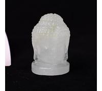 QEUOPGFD Ornements en Cristal 1PC Cristal Pierre Figure de Bouddha Figurine Reiki Pierre de guérison Artisanat Petite décoration décor à la Maison présent Souvenir Beau Cristal(Clear Quartz)