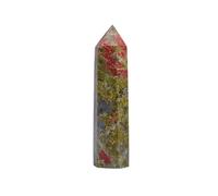 QEUOPGFD Ornements en Cristal à Quartz en Pierre Naturelle, 1 pièce, Pointe de Cristal, obélisque de guérison, bel Ornement for la décoration de la Maison, Pyramide Beau Cristal(50-60mm)