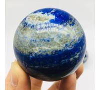QEUOPGFD Ornements en Cristal Boule de Cristal Lapis Lazuli minéral, sphère de guérison, Pierre de guérison, Grand Cristal, Accessoire de décoration for la Maison DIY Beau Cristal