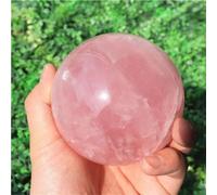 QEUOPGFD Ornements en Cristal Boule de guérison en Cristal de Quartz Rose, sphère de Pierres Chakra, décoration de Salle de Maison, Cadeaux Beau Cristal(2cm)