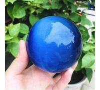 QEUOPGFD Ornements en Cristal Boule de guérison en Cristal œil de Chat Bleu, Quartz, sphère de Pierre précieuse Beau Cristal(80g)