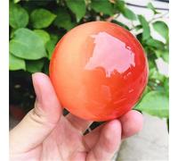 QEUOPGFD Ornements en Cristal Boule de guérison en Cristal œil de Chat Rouge, Quartz, sphère de Pierres précieuses Beau Cristal(270g)