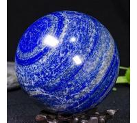 QEUOPGFD Ornements en Cristal Boule de spécimen de sphère polie en Cristal Lapis Lazuli Lazurite Beau Cristal