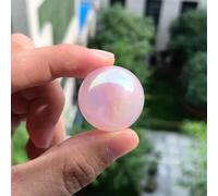 QEUOPGFD Ornements en Cristal Boule de sphère de Quartz Rose Aura d'ange en Cristal de 1 Pouce, Pierres Reiki Arc-en-Ciel for la méditation et la guérison, décoration de la Maison Beau Cristal(1pcs)