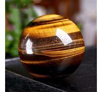 QEUOPGFD Ornements en Cristal Boule de sphère de Sculpture Naturelle, Support Libre, Pierres de guérison Chakra, Reiki, Artisanat sculpté, Pierre de Cristal Beau Cristal(80mm)