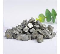 QEUOPGFD Ornements en Cristal Chalcopyrite carrée Naturelle Pyrite, spécimen d'enseignement minéral, Pierre ornementale, minerai minéral, gemmes de décoration de la Maison Beau Cristal(5pc)