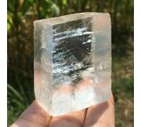 QEUOPGFD Ornements en Cristal Cristal de Quartz Islande spath minéral enseignement Solidification de l'échantillon Beau Cristal(400-450g)
