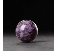 QEUOPGFD Ornements en Cristal Cristal de Quartz Magique Violet, sphère d'améthyste de rêve, Boule de Pierre de guérison, décor de sphère Beau Cristal(3-3.5cm)