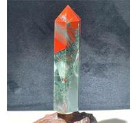 QEUOPGFD Ornements en Cristal Pierre de Sang Africaine Naturelle Cristal Quartz énergie Six Faces obélisque Chambre Bureau décoration Collection de Cadeaux Beau Cristal(1100-1200g)