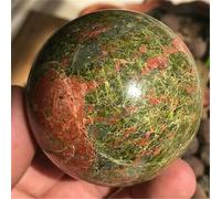 QEUOPGFD Ornements en Cristal Pierre Verte de Fleur précieuse Naturelle, Boule d'énergie Reiki guérit Beau Cristal(10pcs)
