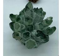 QEUOPGFD Ornements en Cristal Pierre Verte Naturelle Une Pierre dans laquelle Poussent des Fleurs à Cent mètres sous Terre Beau Cristal(300g)