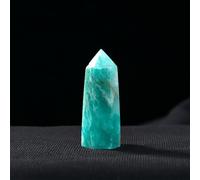 QEUOPGFD Ornements en Cristal Prisme Hexagonal en Cristal, de Quartz Rose, Tour d'améthyste d'énergie, décoration d'ameublement de Maison 1 pièce Beau Cristal(Amazonite,7-8CM)