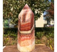 QEUOPGFD Ornements en Cristal Tour de Cristal de Quartz de Pilier de Cochon guérison décoration de Bureau à Domicile pièces de guérison Reiki Beau Cristal(900-950g)