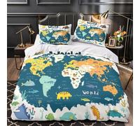 QEVAWPAE Hurlement du Loup Housse de Couette 3D Effet Microfibre Hypoallergique Confortable Fantaisie Nocturne Parure de Lit Fermeture Éclair Douce Ultra Douce for Filles Ado Super King（260x220cm）