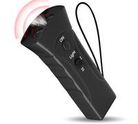 QEWEUUIE Anti Aboiement Chien, 25Ft Anti Aboiement Chien Ultrason Puissant, 3 Modes Solutions Anti-aboiement pour Chiens Con LED Intérieur Etextérieur pour Chiens de Petite 05