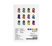 QEWRT Affiche certifiée Drake - Impression sur toile pour chambre - Esthétique - Sans cadre - 40 x 60 cm
