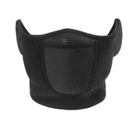 QEXUJOW Cagoules homme,1 Masque demi-visage noir pour snowboard, ski et protection contre le vent