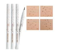 QEXUJOW Crayons et maquillage pour sourcils,Kit de maquillage en stylo pour effet taches de rousseur (4 pièces), eyeliner, longue tenue, waterproof et séchage rapide