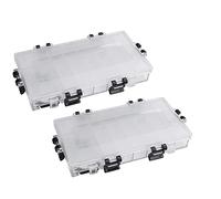 Qezodsx 2 PièCes BoîTe de Palette de Peinture 24 Puits Palette de Peinture HerméTique Aquarelle Peinture Conteneurs de Stockage Rester Humide Organisateur de Peinture