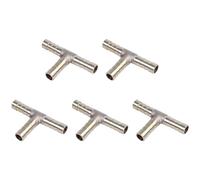 Qezodsx 5pièces 8Mm T Forme Air Gaz Carburant Eau Eau Tuyau D'Essence Joiner Pipe Connecteur