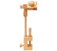 Qezodsx Cerceau de Broderie avec Pince, Support de Cadre en Bois pour Toutes Les, Point de Croix de Cercle, Point de Croix de Cadre, Support de Broderie