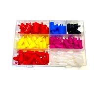 Qezodsx Kits D'Assortiment de Bouchons Coniques en Caoutchouc de Silicone de 100 PièCes pour Masquer les Trous Pendant le RevêTement en Poudre, La Peinture, Le Trempage Hydraulique