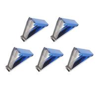 Qezodsx Lot de 5 nettoyeurs de buses de soudure, nettoyant pour carburateur et buses de brûleur (12 fils plus une plate)