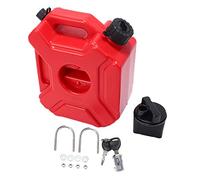 Qezodsx Rouge 3L RéServoir de Carburant de Secours en Plastique Essence Voiture Conteneur de Rechange RéServoirs D'Essence Bidon ATV UTV