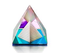 QF Presse-papier en verre avec boîte cadeau pour décoration 80 mm