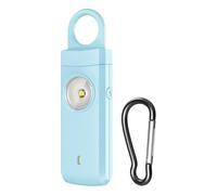 Qfdiwr Alarme De Sécurité Porte-clés | 130dB Sirène Sonore Rechargeable Type-C avec Lumière LED | Porte-clés d'Auto-défense | pour Filles Hommes Étudiants Extérieur Course Camping Voyage Hôtel Nuit