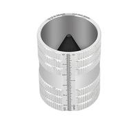 Qfdiwr Alésoir pour Tuyaux, Ébavureur pour Tubes et Conduites, Machine à Ébavurer et Chanfreiner en Acier Inoxydable pour Plomberie Métallerie Atelier Maison