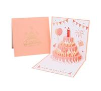 Qfdiwr Cartes d'Anniversaire, Carte Pop-Up Musicale Anniversaire, Pour Sœur, Femme, Mari, Épouse et Fille