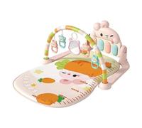 Qfdiwr Centre d'activités pour bébés avec musique 54 x 75 x 43 cm Gym Play Mat pour bébé, tissu, de jeu suspendu à hochet avec plateau réglable pour nouveau-nés et jeunes, jouets