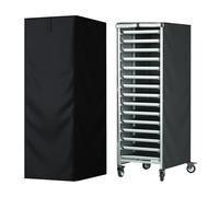 Qfdiwr Couvre-grille de pain, couvre-étagère de four anti-poussière avec fermeture éclair, housse anti-poussière pour couloir cuisine, chambre dortoir entrée armoire