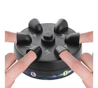 Qfdiwr Détecteur de mensonges avec roulette, détecteur de mensonge, jeu de doigts, détecteur de choc électrique, détecteur de mensonges électrique, détecteur de mensonges électrique