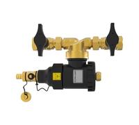 Qfdiwr Filtre pour Chaudière Industrielle, Unité de Filtration Montage Mural Fileté Dn20 Dn32, Filtre Magnétique de Chaudière Montage Murale, Pour Systèmes Purification Sédiments Tartre Rouille