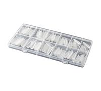 Qfdiwr Formes à Ongles,240 Pièces de Pointes Press-On Transparentes | Extensions Capillaires en Gel - pour Femmes Constructeur Acrylique Art Faux Beauté des Doigts Soins Personnels Maison Salon