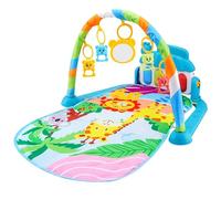 Qfdiwr Large Palestrina 72 * 40 * 47 Cm Pour Les Jouant Des Tapis, Avec Des Jouets Et De La Musique Colorés, Des Abdos, Stimuler La Coordination Brun Des Yeux, Des Jouets Éducatifs