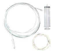 Qfdiwr Nettoyeurs De Tuyaux Longs - Outil Long De Débouchage pour Conduits D'évacuation - Accessoire Polyvalent pour Dégagement de Conduits de Climatisation Auto Réfrigérateur Évier Aquarium