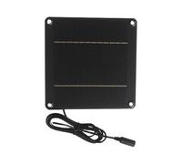 Qfdiwr Panneaux Solaires 24W 12V - Panneau Solaire Jardin | Étanche Avec Port DC 5521 Pour Lampes Caméras Sécurité Jardin Terrasse Éclairage Extérieur