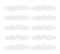 Qfdiwr Protège-Soutiens-Gorge en Coton | 10 Protections Soudain Sous-Poitrine | Insertions Lavables et Réutilisables Absorbant l'Humidité pour Seins pour Femmes Temps Chaud Yoga Sports et Entraînement