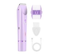 Qfdiwr Rasoir Électrique Pour Femmes - Épilateur Étanche À Double Tête | Appareil De Finition Pour Les Femmes 400mAh - Pour Les Zones Intime Les Aisselles Les Jambes Le Corps La Peau La Beauté